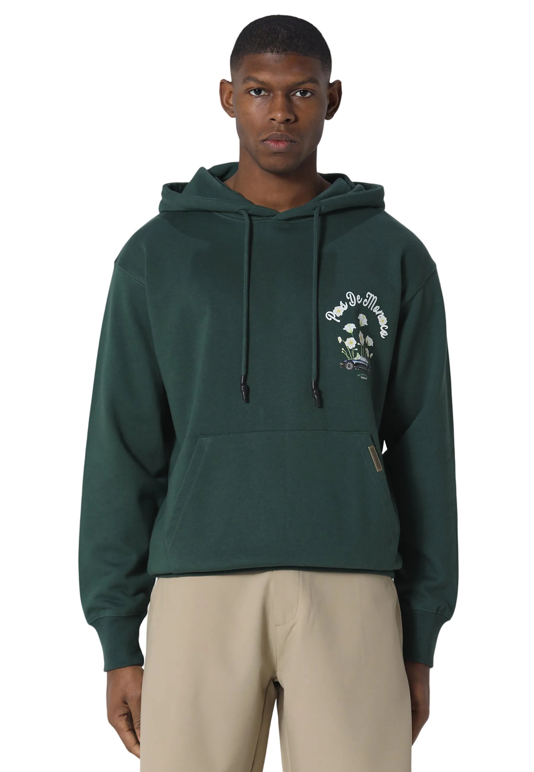 Pas De Monaco Fleur De Route Pedosa Green Hoodie